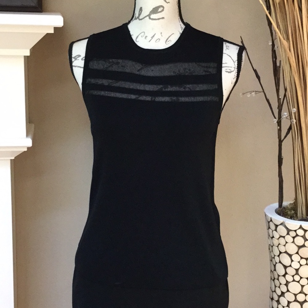 Grace Dane Lewis Black blouse